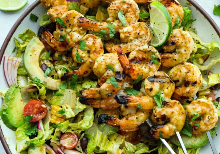 Grilled Shrimp Salad