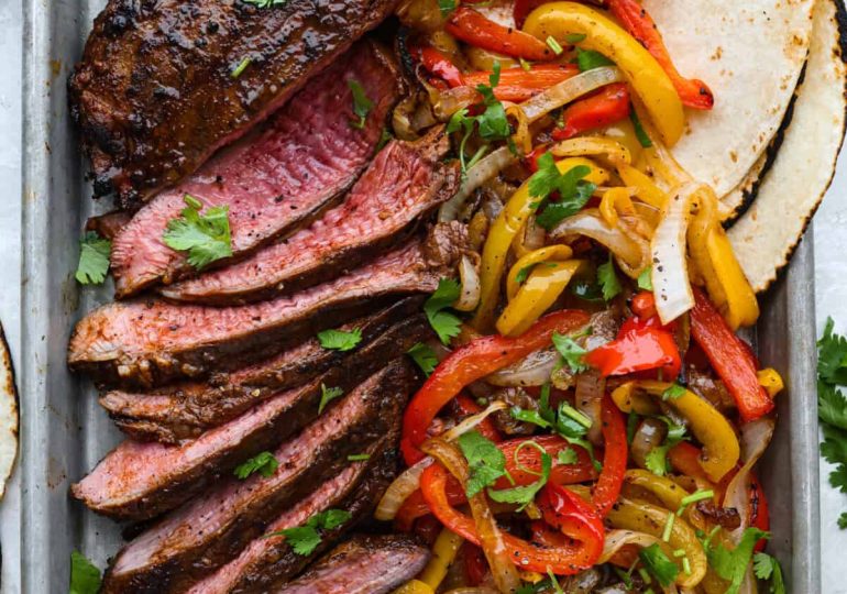 Grilled Steak Fajitas