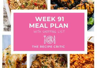 Weekly Meal Plan #91