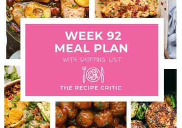 Weekly Meal Plan #92