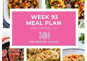 Weekly Meal Plan #93