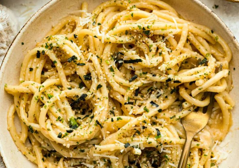 5 Ingredient Miso Pasta