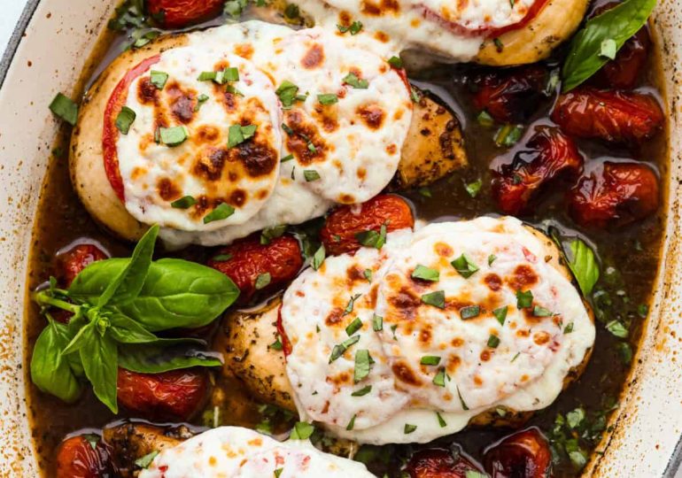Baked Caprese Chicken