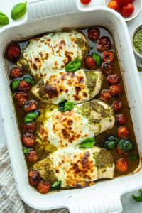 Baked Pesto Chicken