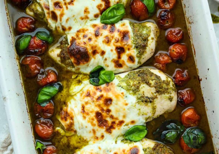 Baked Pesto Chicken