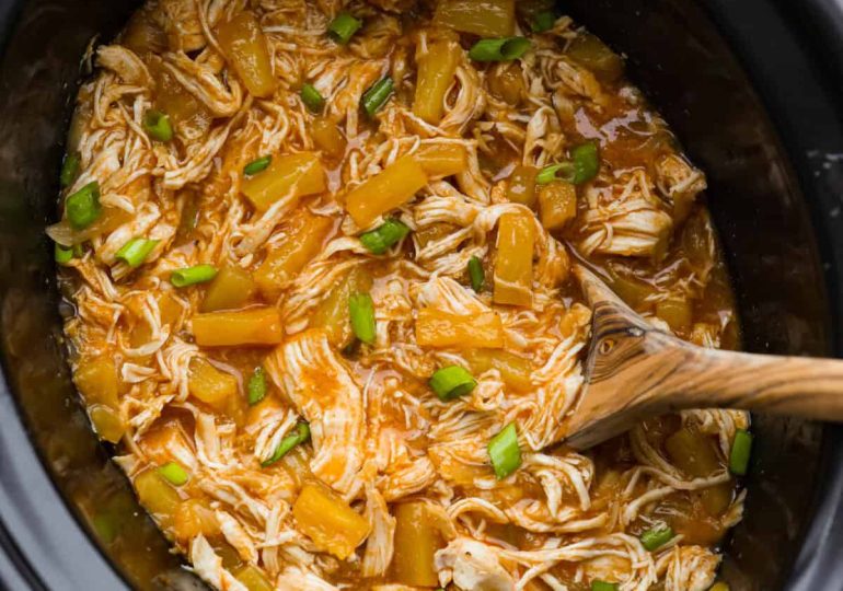 Slow Cooker Aloha Chicken