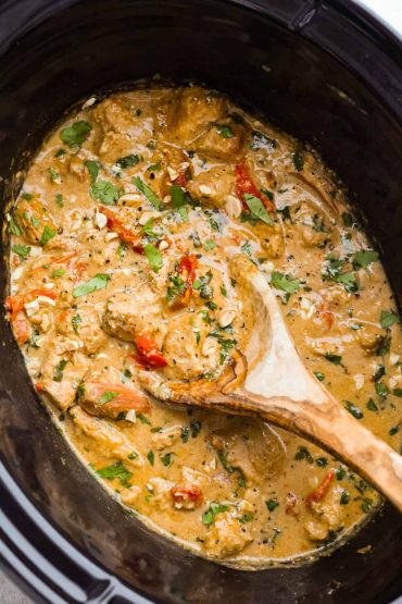 Slow Cooker Thai Peanut Chicken