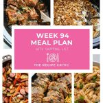 Weekly Meal Plan #94