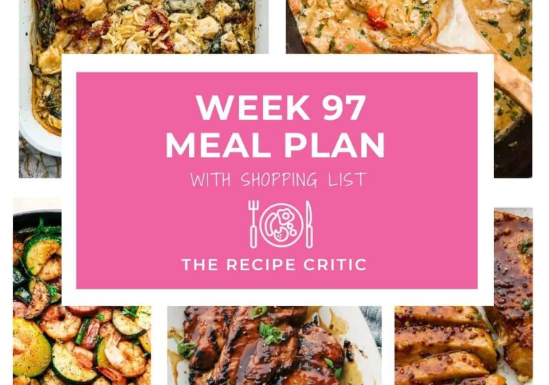 Weekly Meal Plan #97