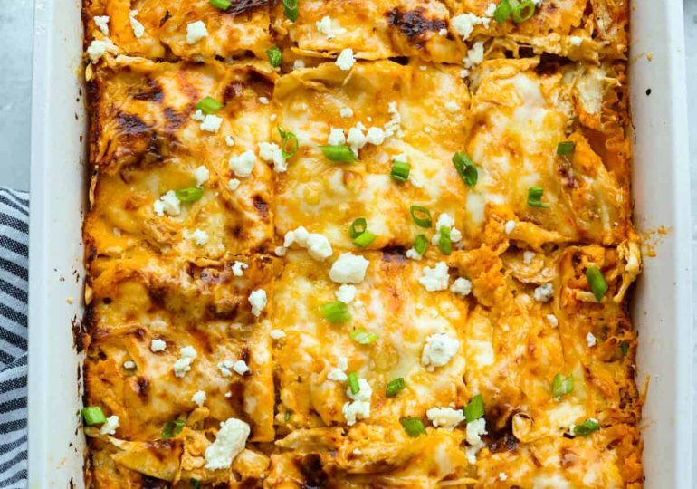 Buffalo Chicken Lasagna