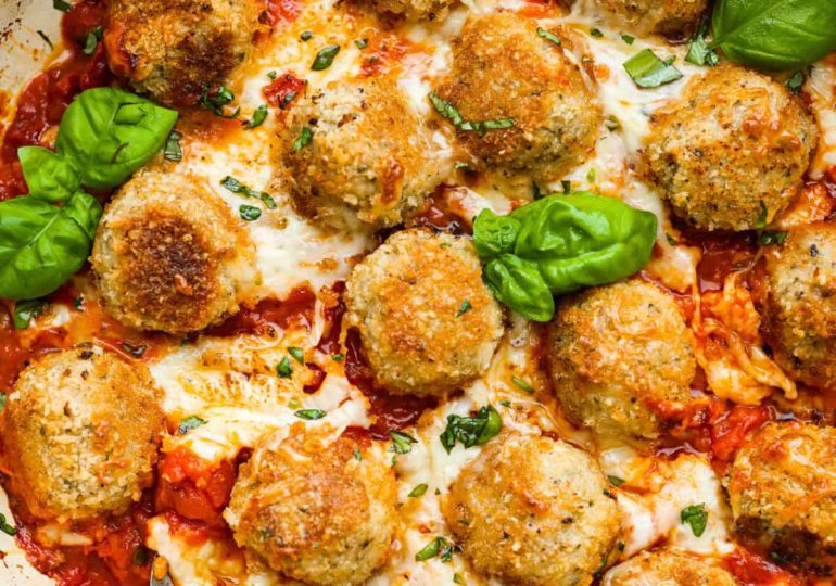 Chicken Parmesan Meatballs