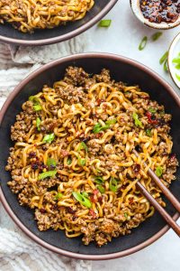 Chili Crisp Beef Ramen Noodles