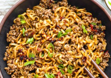 Chili Crisp Beef Ramen Noodles