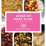 Weekly Meal Plan #101
