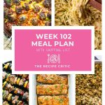 Weekly Meal Plan #102