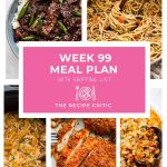 Weekly Meal Plan #99