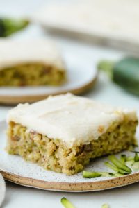 Zucchini Bars with Brown Butter Frosting
