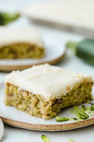 Zucchini Bars with Brown Butter Frosting