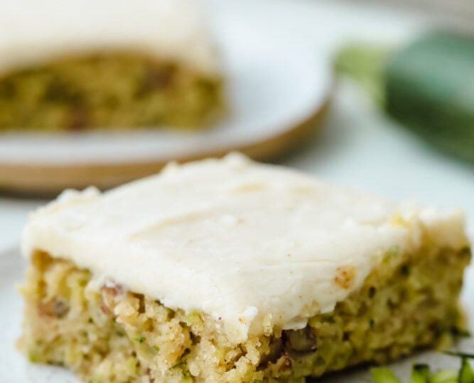 Zucchini Bars with Brown Butter Frosting