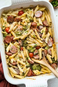 Creamy Sausage Pasta Bake
