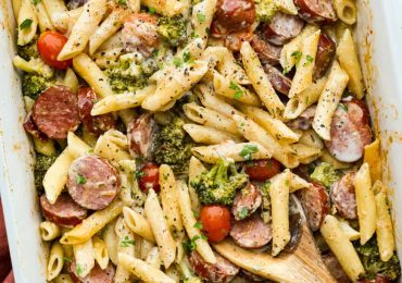 Creamy Sausage Pasta Bake