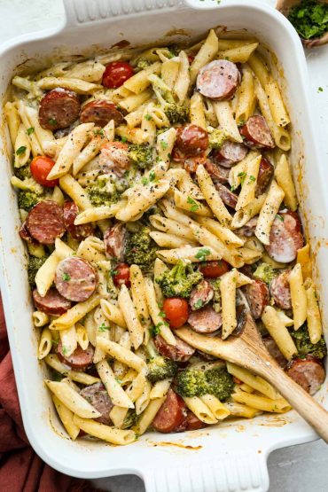 Creamy Sausage Pasta Bake