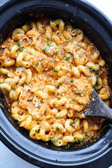 Crockpot Creamy Chicken Pasta