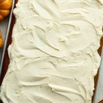 Pumpkin Sheet Cake Bars