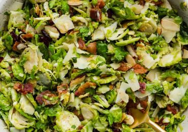 Warm Brussels Sprouts Salad with Bacon