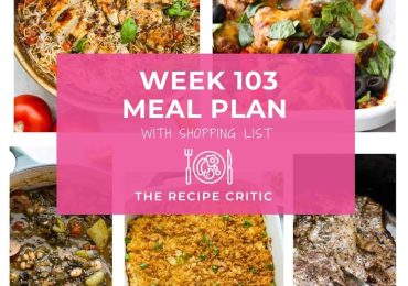Weekly Meal Plan #103