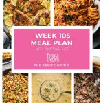 Weekly Meal Plan #105