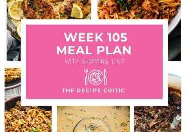 Weekly Meal Plan #105
