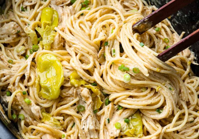 Mississippi Chicken Spaghetti