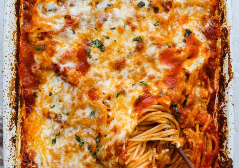No Boil Spaghetti Bake
