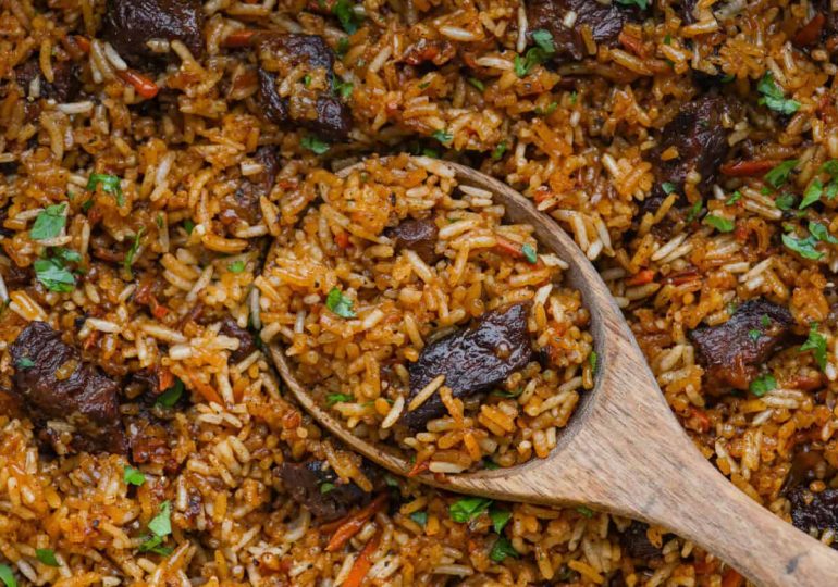 One Pot Beef and Rice